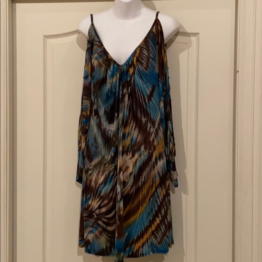 Open shoulder dress